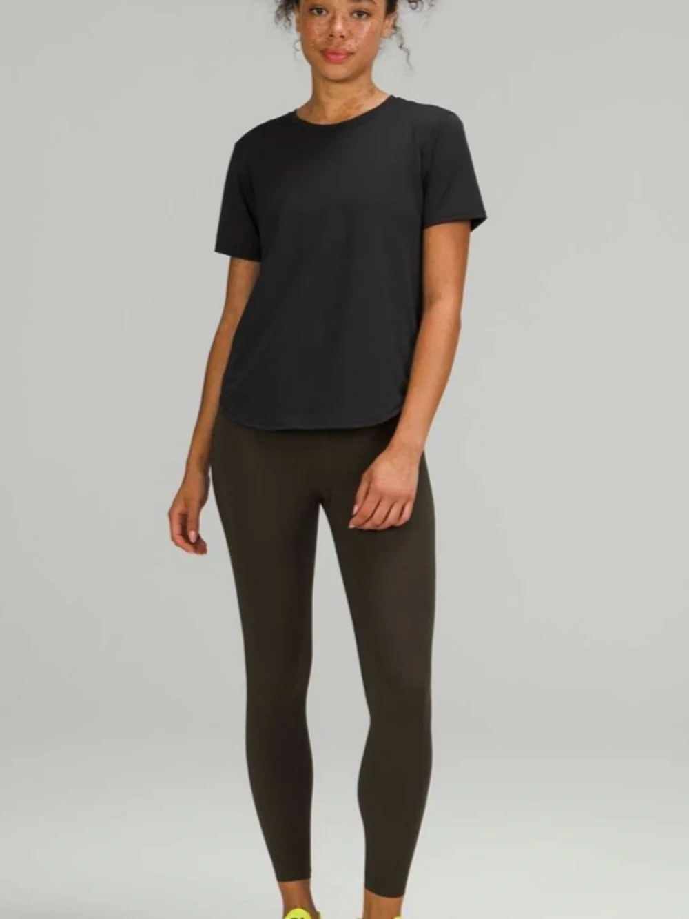 Lululemon High Neck Running and Training T-Shirt